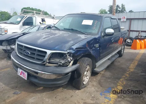 2002 Ford F-150 Lariat/Xlt z USA, uszkodzony, nr VIN 1FTRW07L92KC43061